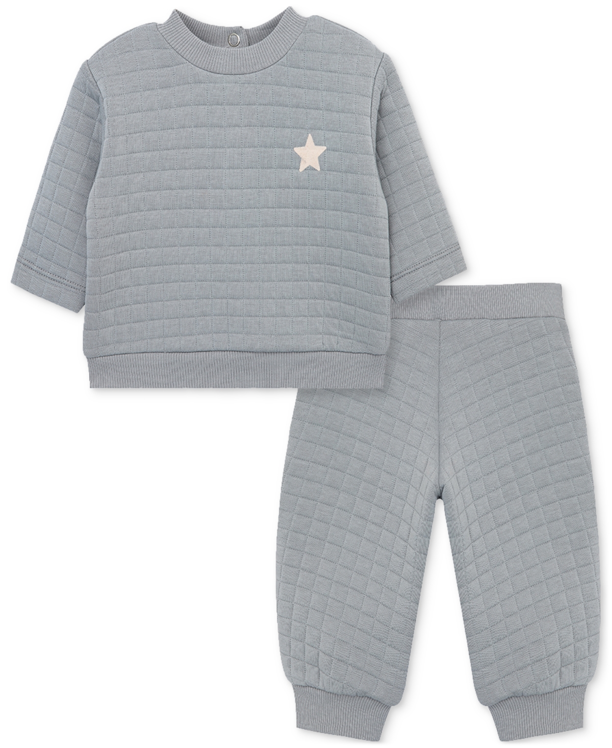 Focus Baby Galaxy Sweatshirt And Pants, 2 Piece Set In Gray