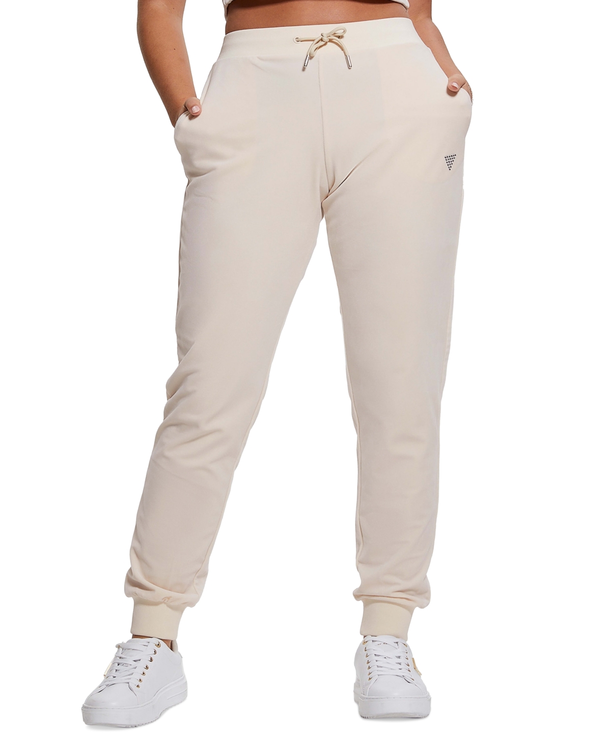 Guess Women's Couture High-Rise Pull-On Jogger Pants