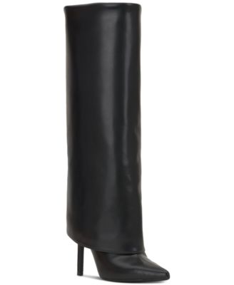 Wedge Knee High Boots - Modern Intrigue