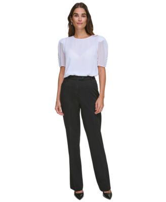 売れ筋商品|||スタイルアンドコー カットソー トップス レディース Women's Striped Elbow-Sleeve Top, Exclusively at Macy's Moss Cavern Cmb Style & Co Women's Striped Elbow-Sleeve Top, Exclusively at
