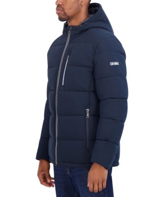 Men's Quilted Hooded Puffer Jacket 