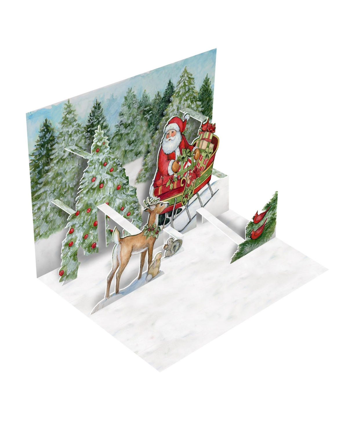 Shop Lang Christmas Delivery Boxed Pop Up Christmas Cards, Box Of 8 In Multi
