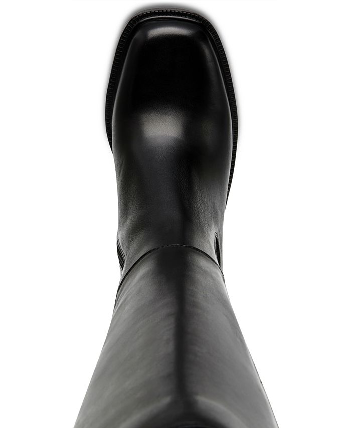 Steve Madden Women's Deegan Lug-Sole Knee-High Block-Heel Boots - Macy's