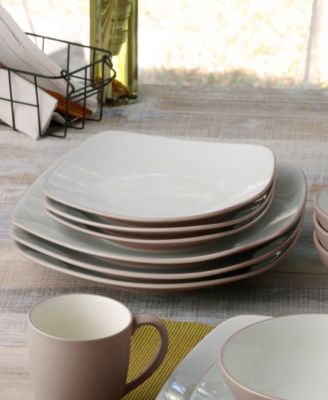 Colorwave Square Dinner Plates, Set of 4
