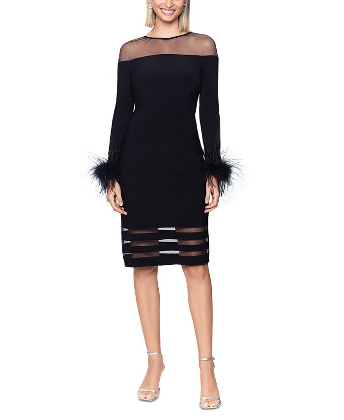 Macys cheap feather dress