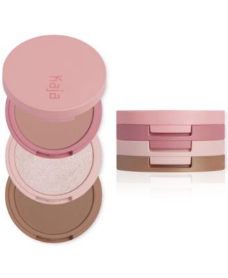 Kaja Face Bento Cream Bronzer, Powder Blush & Highlighter Sculpting Trio - Sugar Cookie