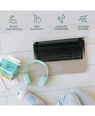 Collagen Building Powder Protein Peptide with Biotin Vitamin C Hyaluronic Acid Collagen Protein Powder for Hair Skin Nail Dairy Free Gluten Free | Vanilla Collagen Powder | 500gm