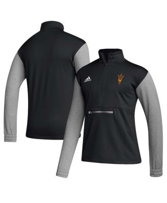 Men's Black Arizona State Sun Devils Sideline AEROREADY Half-Zip Top