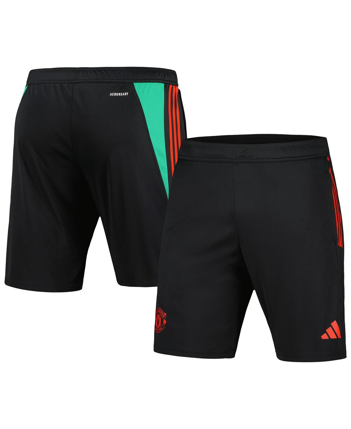 Adidas Originals Men's Adidas Black Manchester United 2023/24 Training Aeroready Shorts