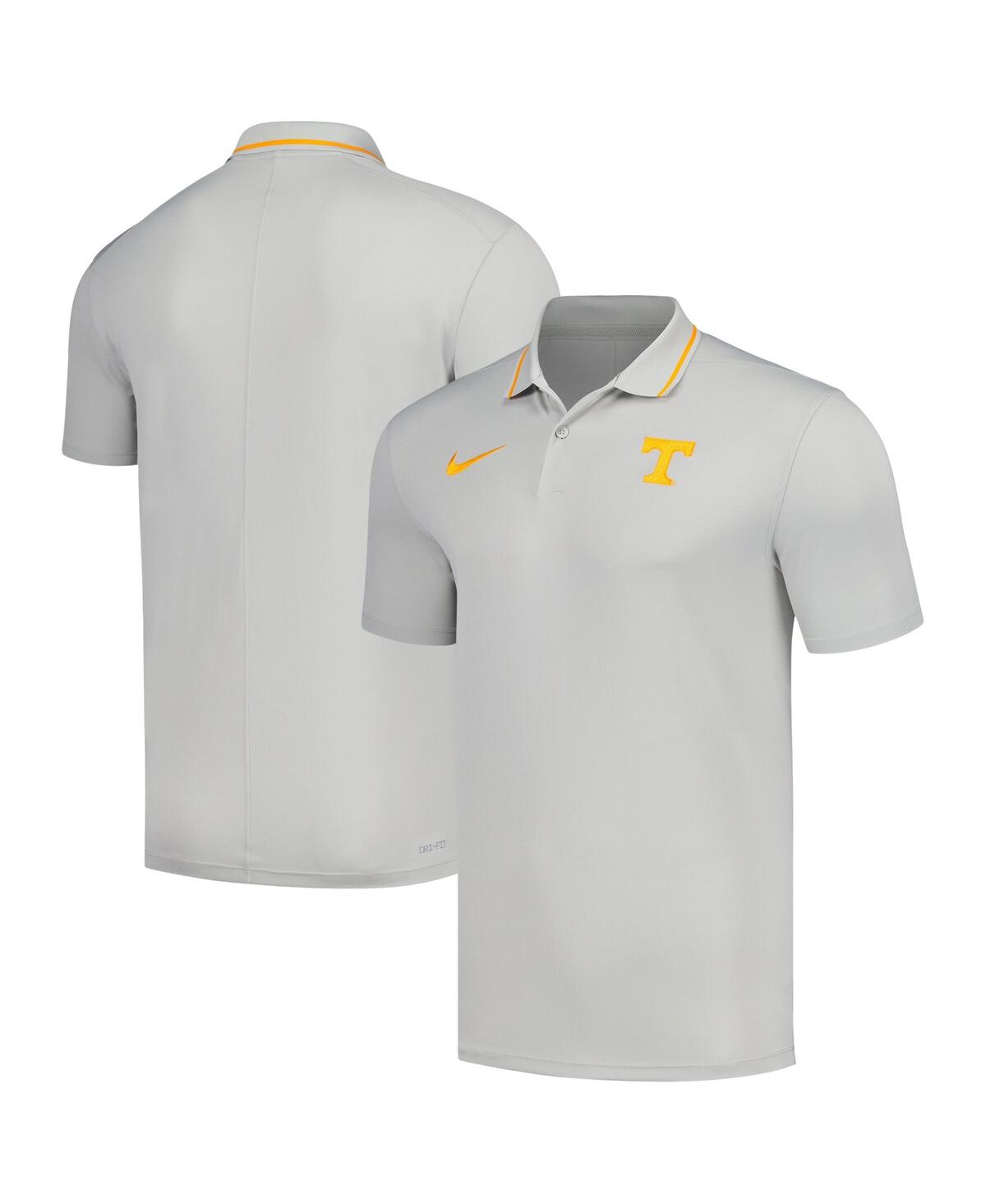 Men's Nike Gray Tennessee Volunteers 2023 Coaches Performance Polo Shirt - Gray