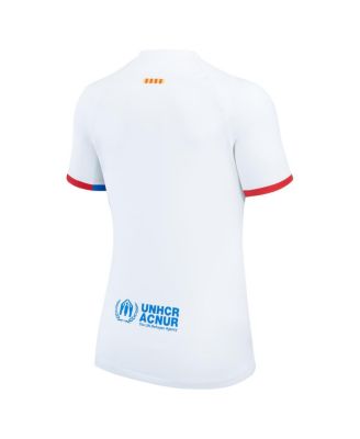 Nike Women's White Barcelona 2023/24 Away Replica Jersey - Macy's