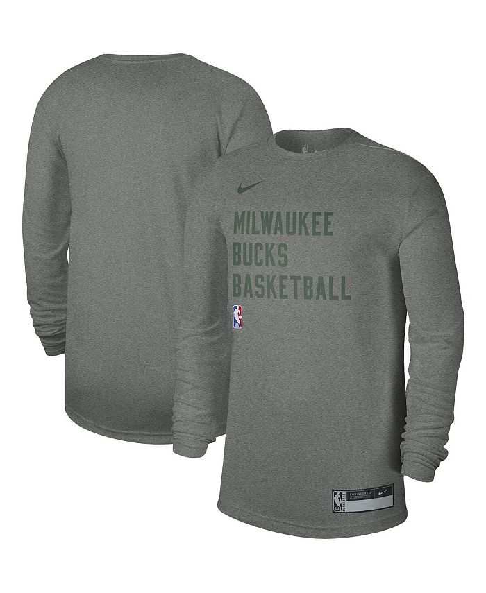 Milwaukee Bucks Nike Unisex 2023/24 Authentic Pregame Long Sleeve