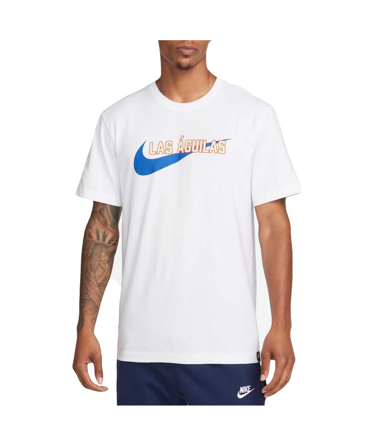 Nike Men's  White Club America Swoosh T-shirt