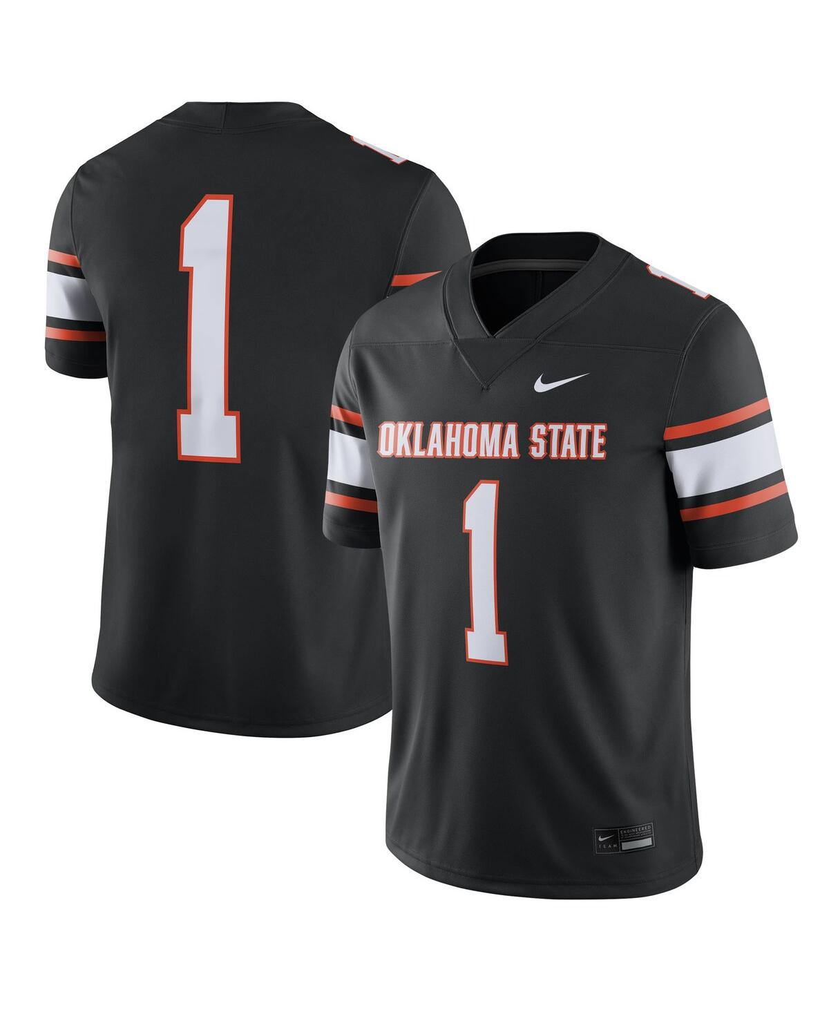 Men's Nike #1Oklahoma State Cowboys Game Jersey - Black