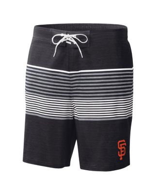 Men's Black San Francisco Giants Coastline Volley Swim Shorts
