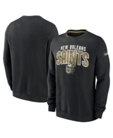 Nike / Youth New Orleans Saints Black Thermal Split Pullover Hoodie