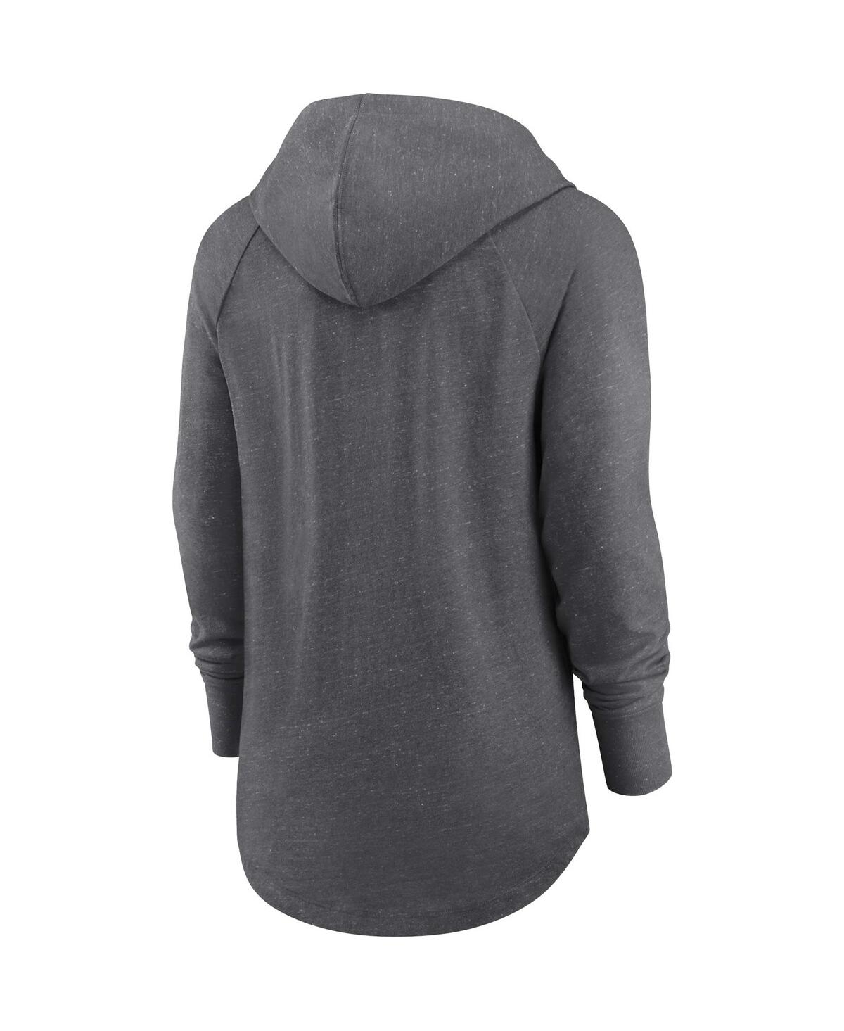 Nike Women's Team (nfl Green Bay Packers) Pullover Hoodie In Heather Charcoal