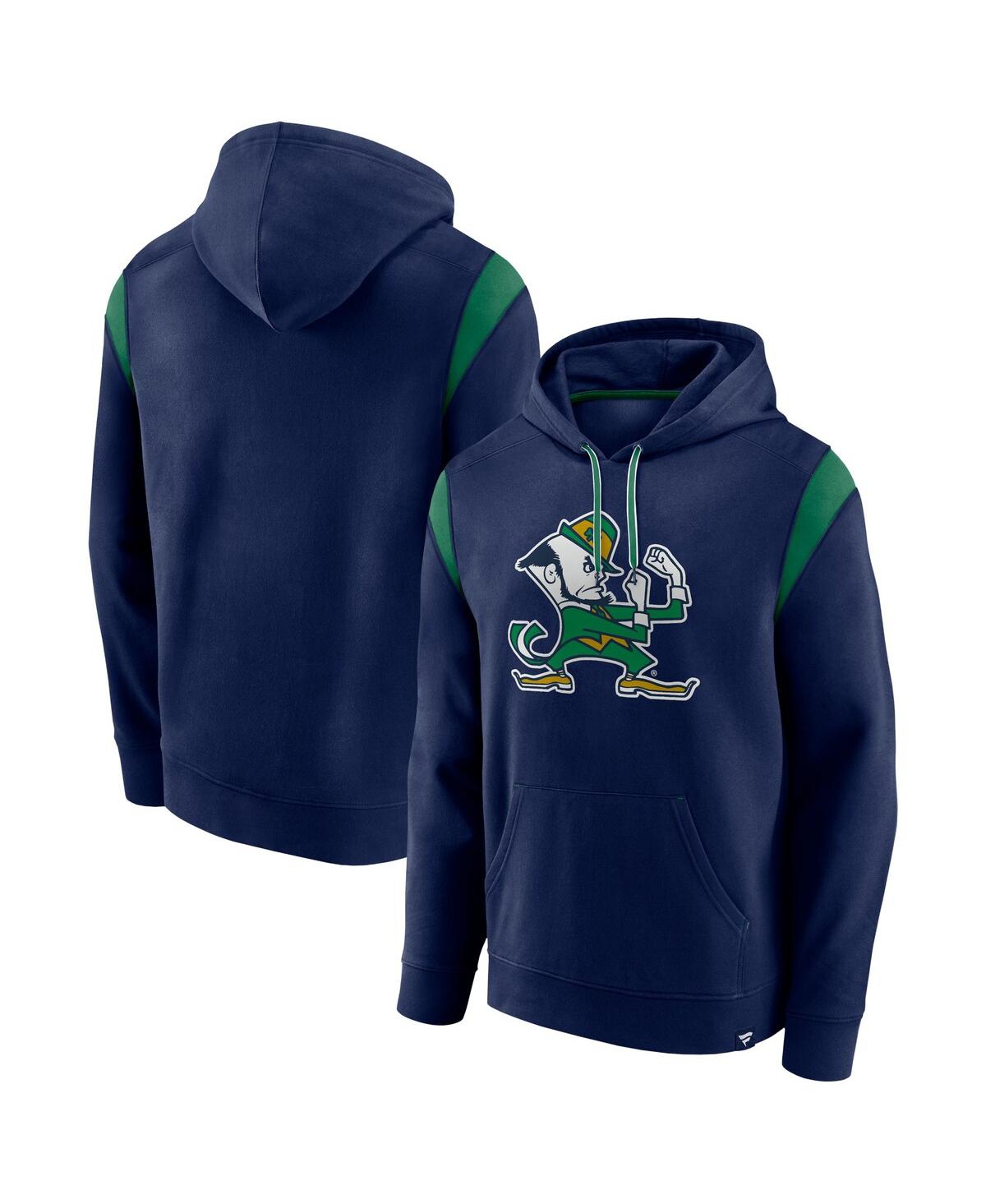 Men's FanaticsNotre Dame Fighting Irish Gym Rat Pullover Hoodie - Navy