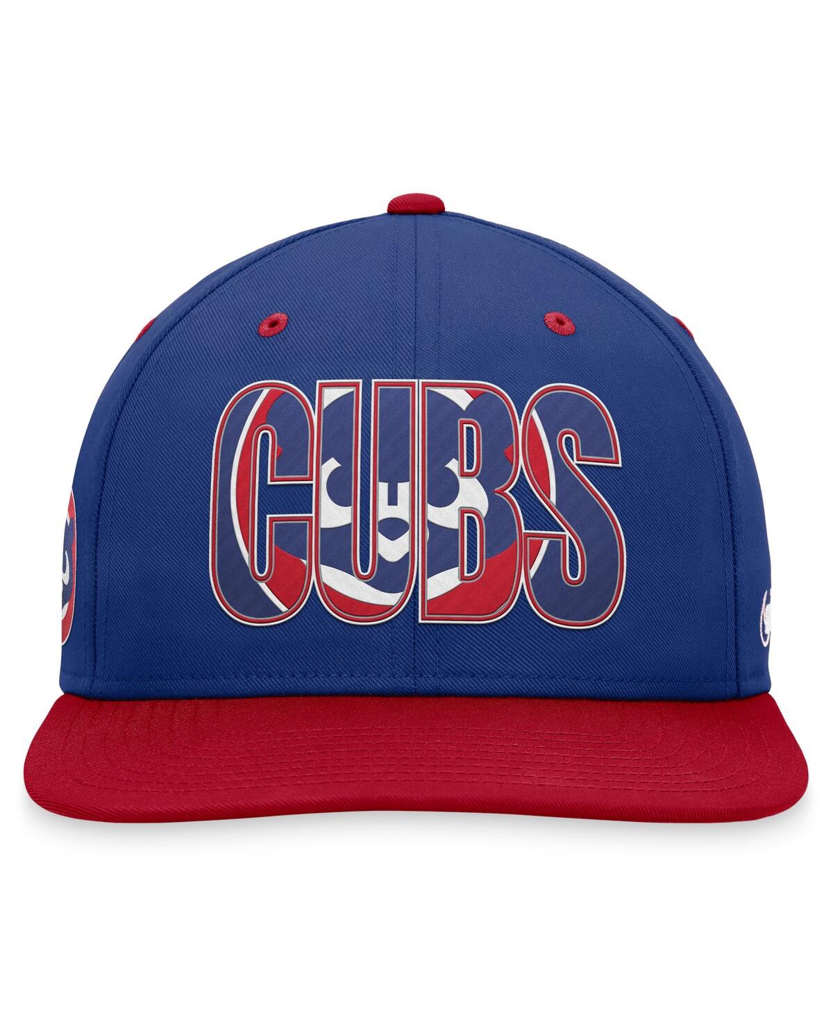 Shop Nike Men's  Royal Chicago Cubs Cooperstown Collection Pro Snapback Hat