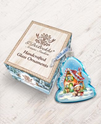 Christmas Cottage Keepsake Mercury Christmas Glass Ornaments G. DeBrekht