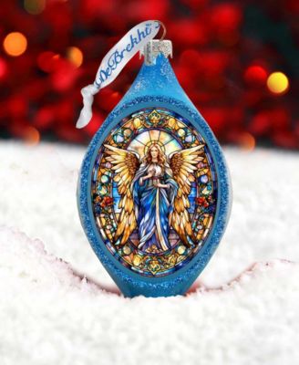 Angel of the Sea Drop Christmas Mercury Glass Ornaments G. DeBrekht