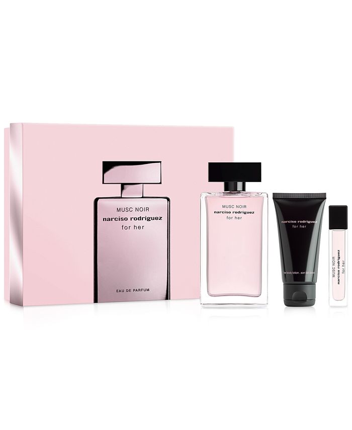 Narciso Rodriguez 3-Pc. For Her Musc Noir Eau de Parfum Gift Set - Macy's