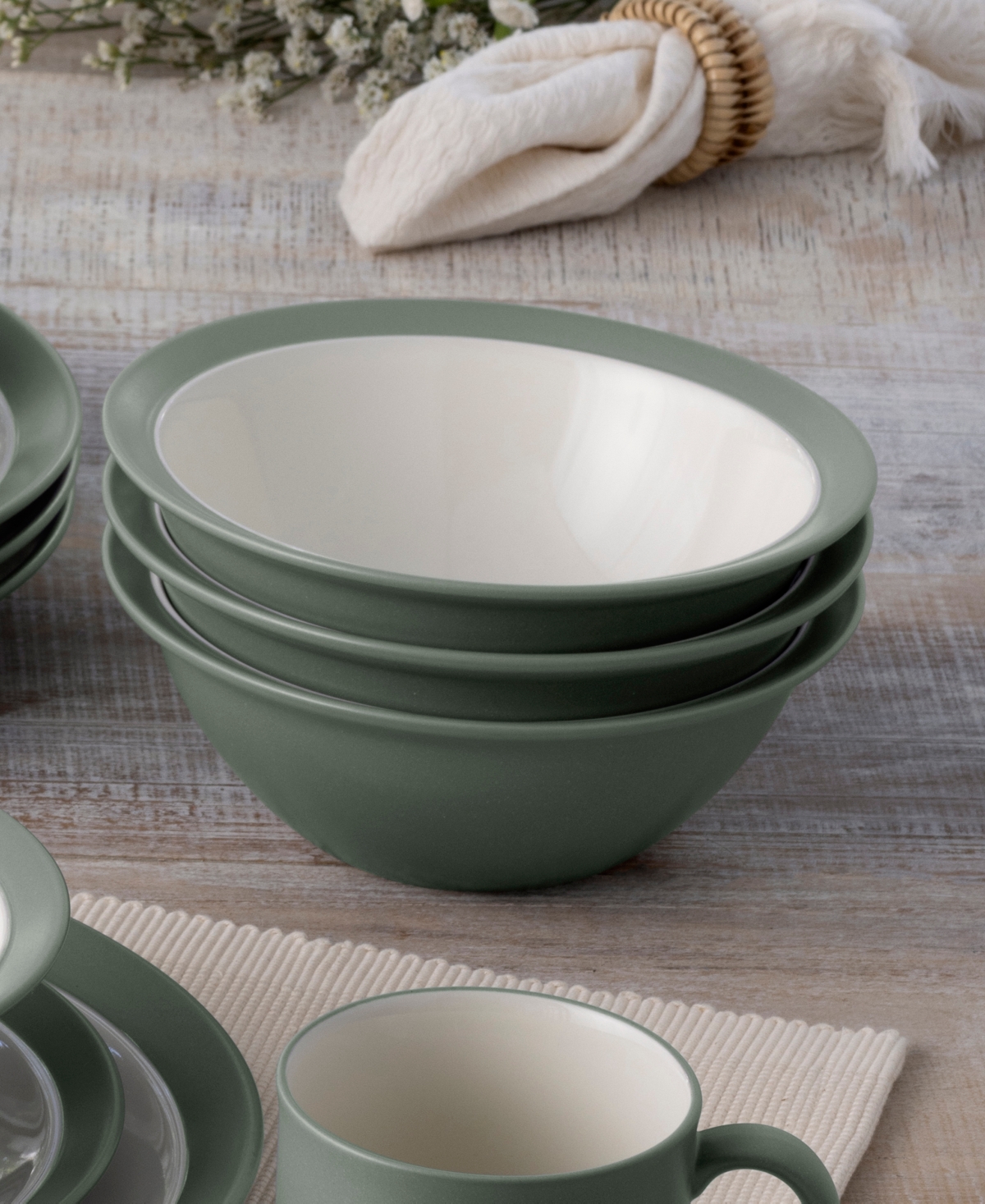 Noritake Colorwave CurveSet Of 4 Soup/Cereals, 7