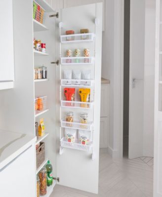 6-Tier Over the Door Pantry Organizer with 6 Full Baskets