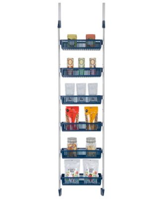 6-Tier Over-the-Door Hanging Pantry Organizer with Full Baskets