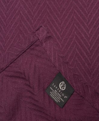 Chevron All Season Cotton Blanket, Full/Queen