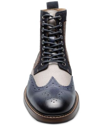 Men's Finnegan Wingtip Lace-Up Boots
