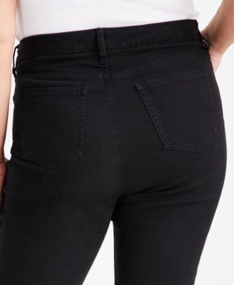 Plus Size High-Rise Straight-Leg Jeans, Exclusively at Macy's