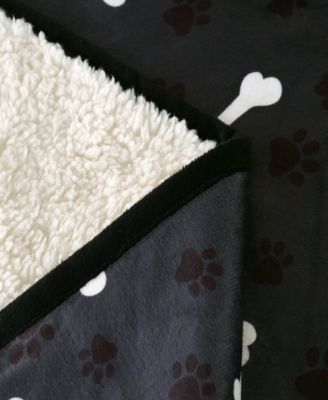 Advanced Water Resistant Pets Print Comfort Throw, 50" x 60"