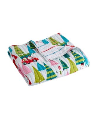 Holly Jolly Quilted Throw, 50" x 60"
