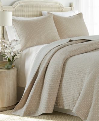 Cross Stitch Stitching 3-Pc. Quilt Set, Full/Queen