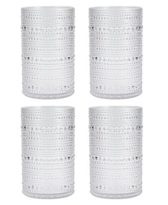 Orbetto Outdoor Iced Beverage Glasses 13 Oz, Set of 4