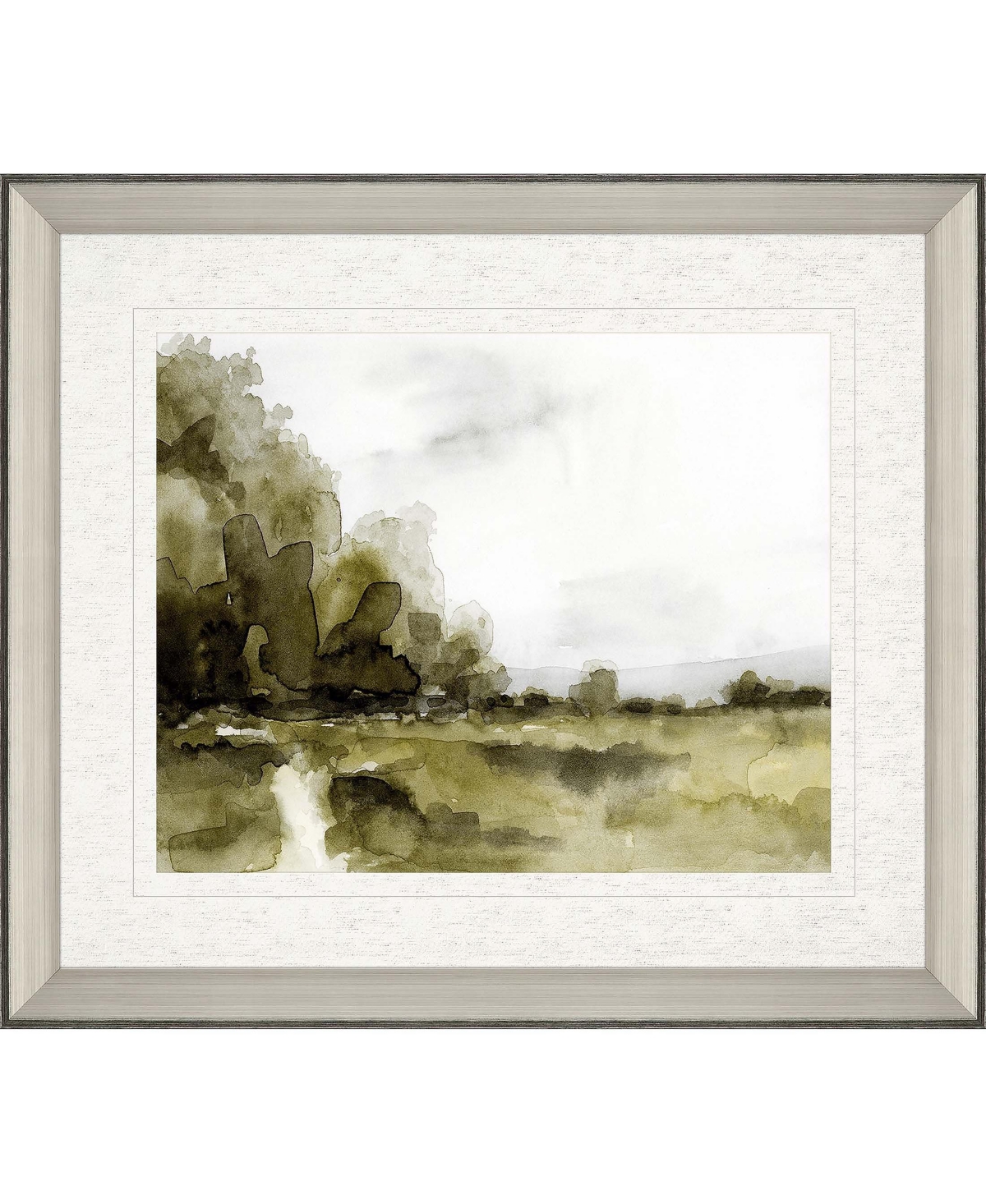 Paragon Picture Gallery Watercolor Scape I Framed Art In Green