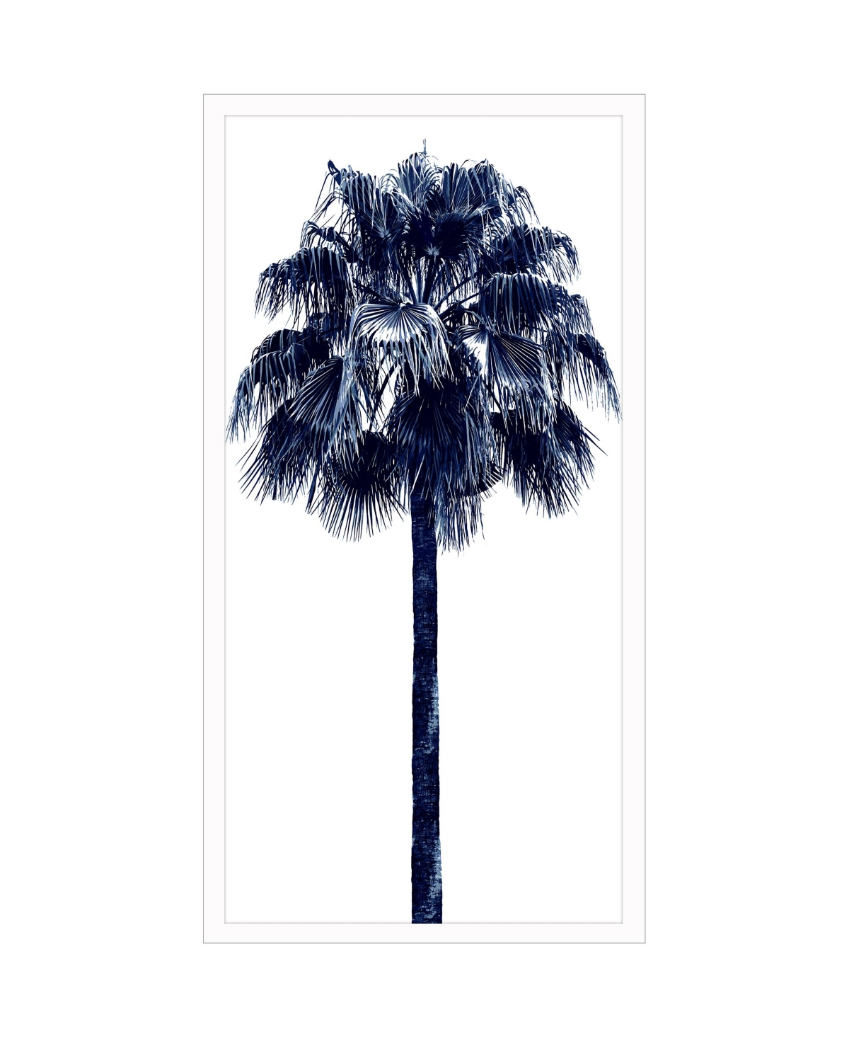 Paragon Picture Gallery Palm Tree Blue Iv Framed Art