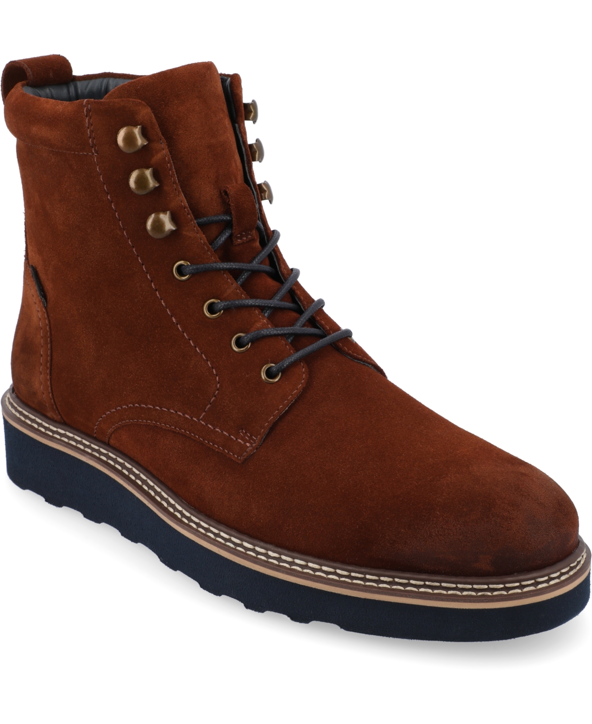 Taft 365 Men's Model 006 Wedge Sole Lace-up Boots In Chili
