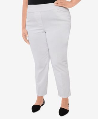 Plus Size  Women's Super Stretch Mid- Rise Average Length Pant