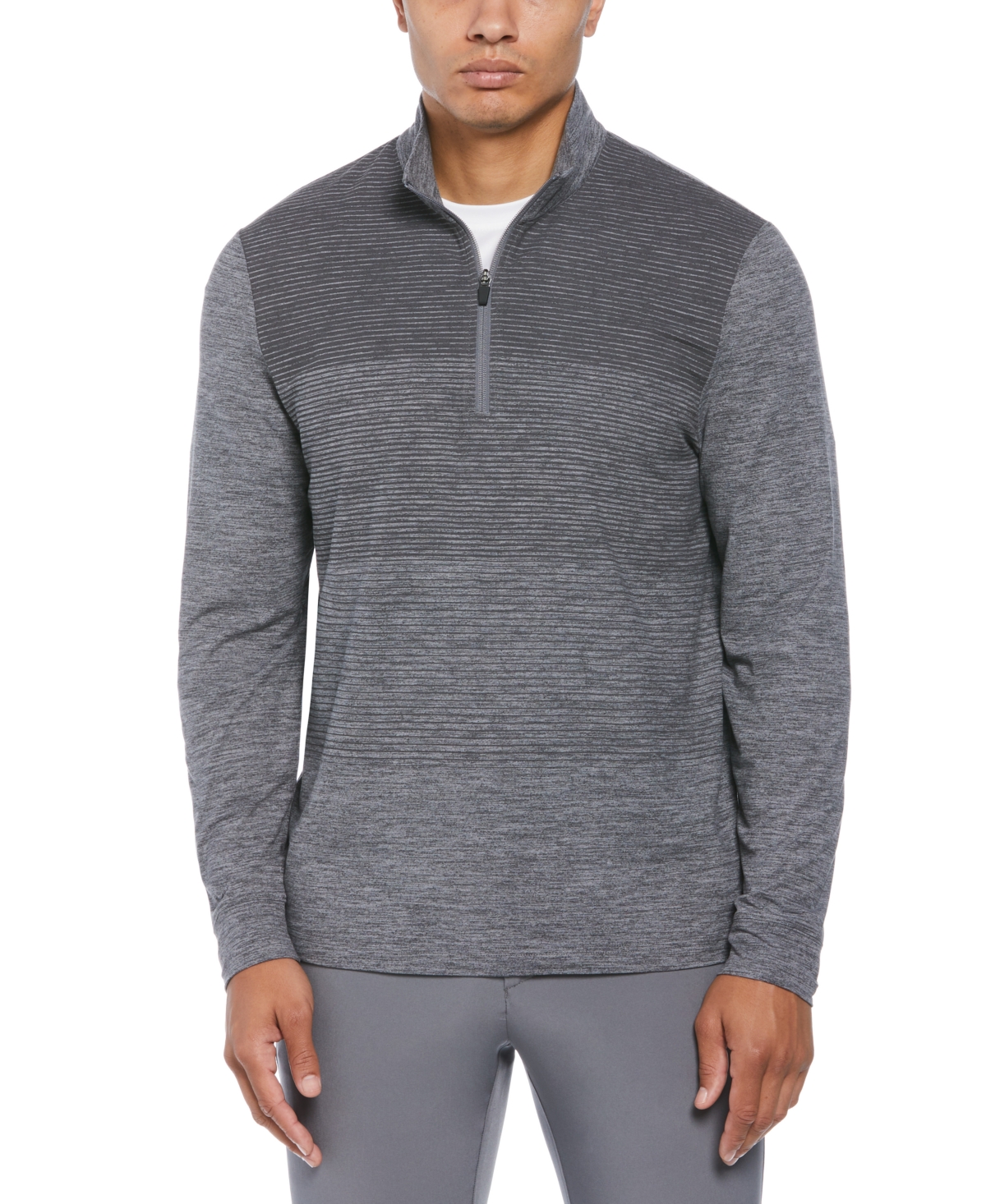 Men's Lux Touch Ombre Golf Sweater - Black Lava Heather