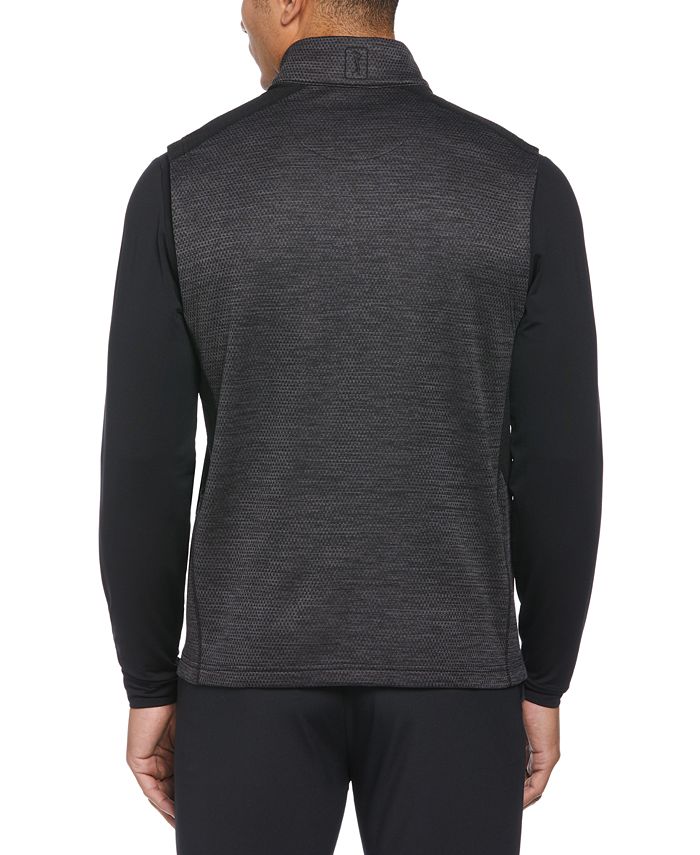 PGA TOUR Men's TwoTone SpaceDyed FullZip Golf Vest Macy's