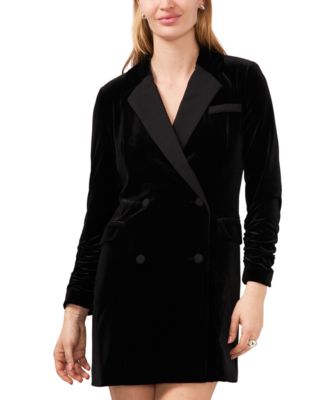 1.STATE - Women's Velvet Blazer Mini Dress