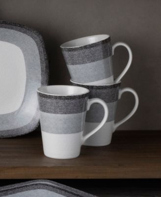 Colorscapes Layers 4 Piece Mug Set, 12 oz
