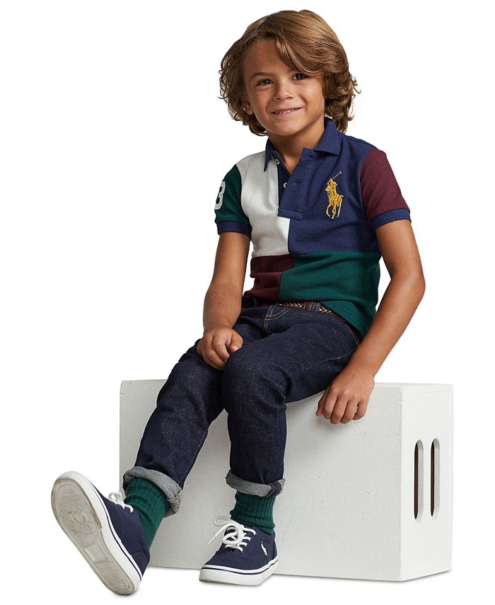 Polo Ralph Lauren Toddler and Little Boys ColorBlocked Polo Shirt Macy's