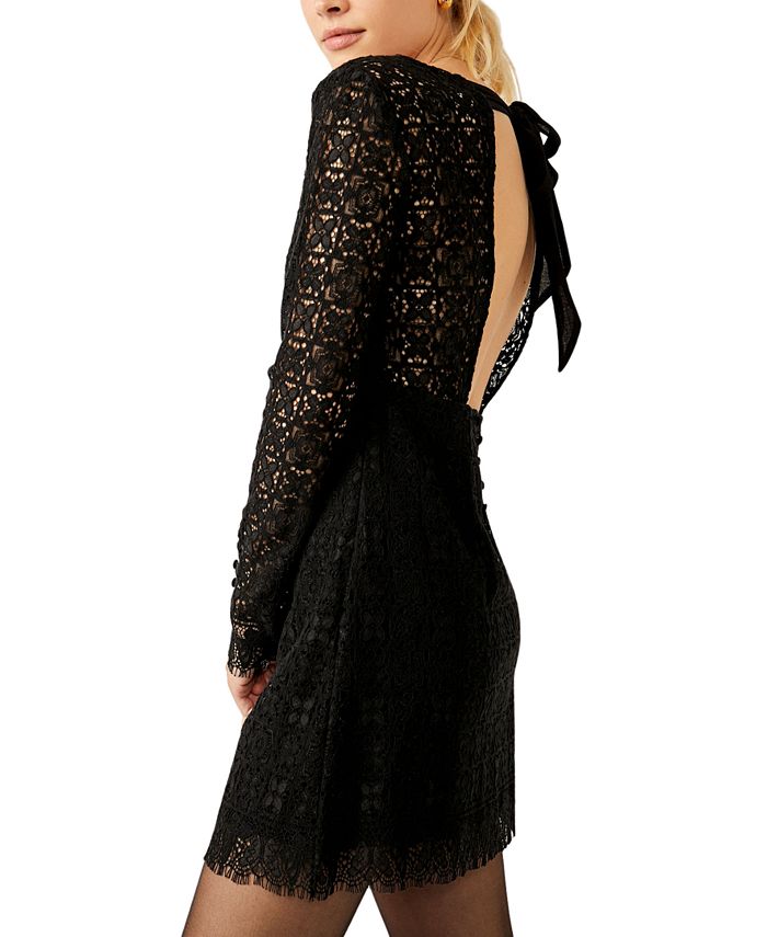 Free People Women s Honey Honey Long Sleeve Mini Dress Macy s