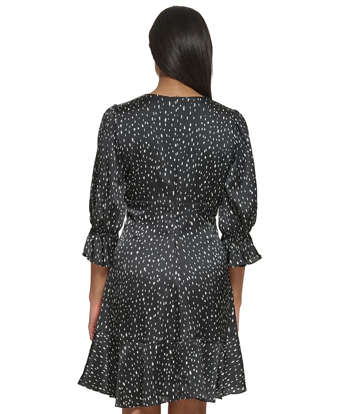 OFEEFAN Women's Sweater Dress – Long Sleeve, Winter Dress In Black Or Blue, Sizes S-XXL - View #2