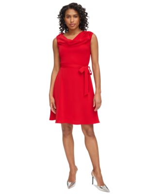 Scarlet Knee Length Dress