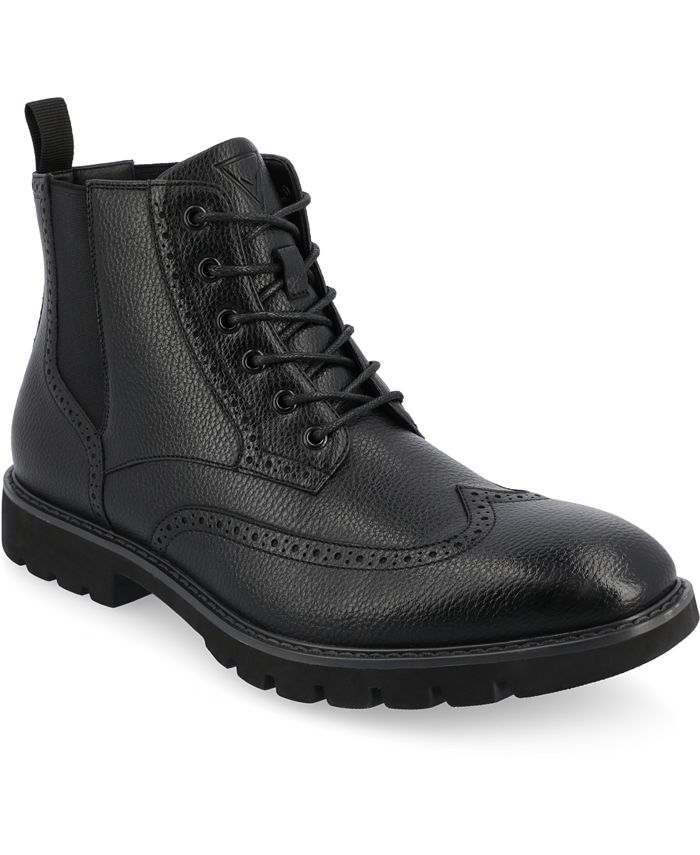 Macys mens shop black boots