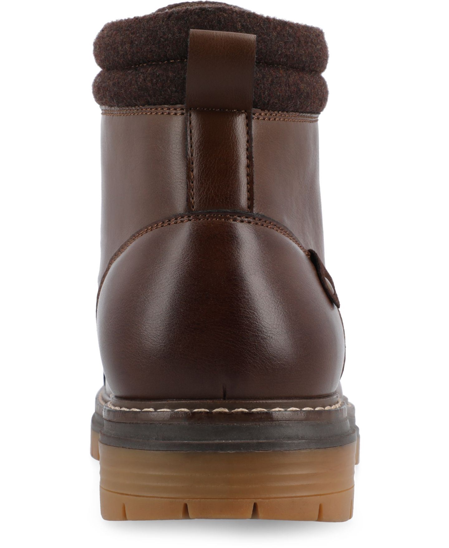 Мужские ботинки Vance Co. Fegan Tru Comfort Foam Cap Toe Lace-Up Ankle, цвет: Коричневый — фото 3